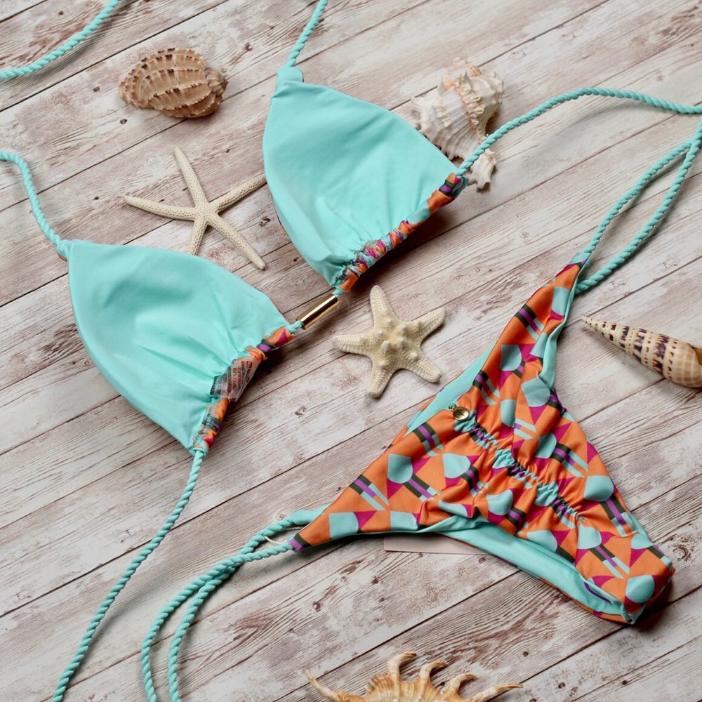 Double face bikini set - top & bottom - 2 piece - Picture 5 of 16